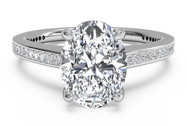 oval engagement ring
